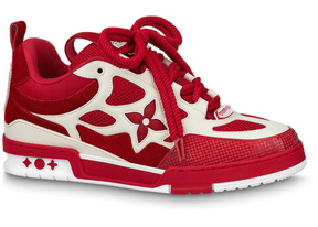 Louis Vuitton LV Skate Sneaker Red White Luxe Premium Brazil