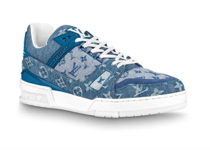 Louis Vuitton Trainer Sneaker Denim Monogram Luxe Premium Brazil