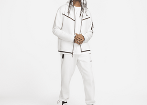 Conjunto Nike Sportswear Tech Fleece Branco Luxe Premium Brazil