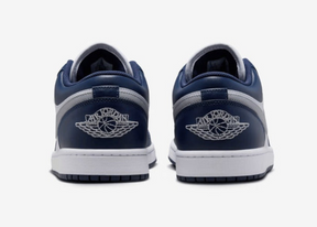 Jordan 1 Low Wolf Grey Midnight Navy Luxe Premium Brazil