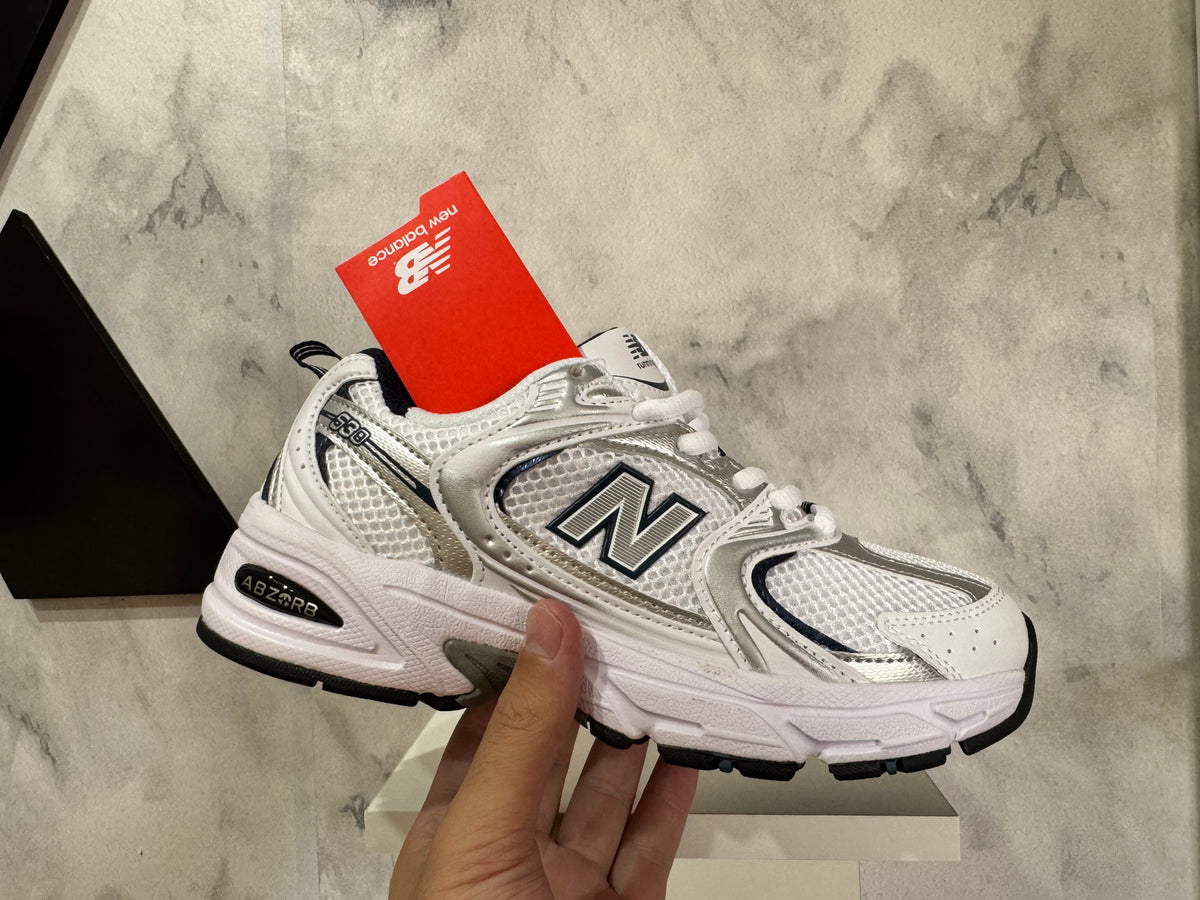 New Balance 530 White Silver Navy (Pronta Entrega)