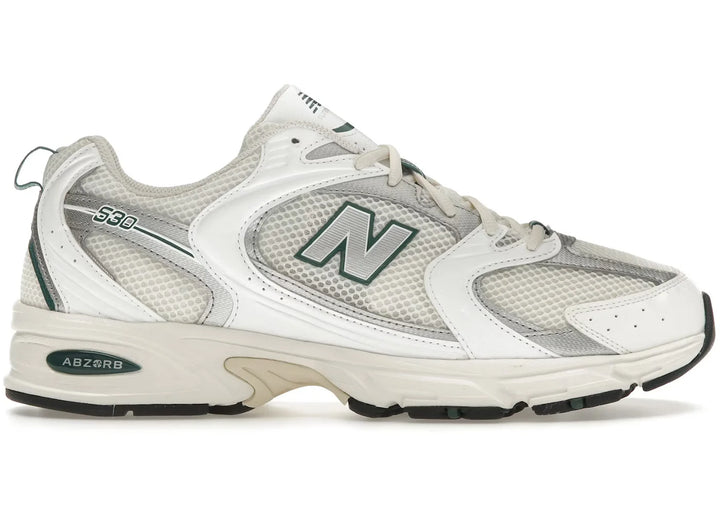 New Balance 530 Sea Salt White Marsh Green Luxe Premium Brazil