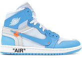 Jordan 1 Retro High Off-White University Blue Luxe Premium Brazil