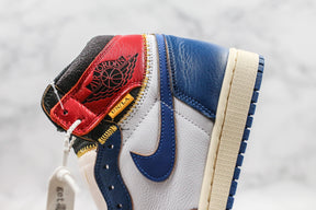 Jordan 1 Retro High Union Los Angeles Blue Toe Luxe Premium Brazil