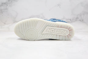 Louis Vuitton Trainer Sneaker Denim Monogram - Luxe Premium Brazil