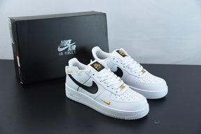 Nike Air Force 1 Essential White Black Gold My Store