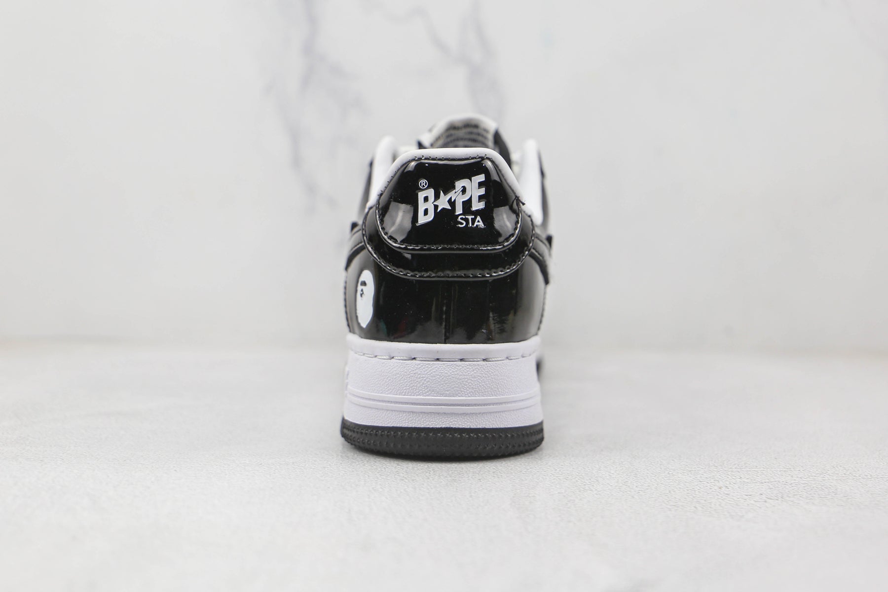 Bape Sta Patent Black White - Luxe Premium Brazil