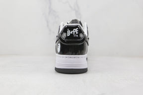 Bape Sta Patent Black White - Luxe Premium Brazil